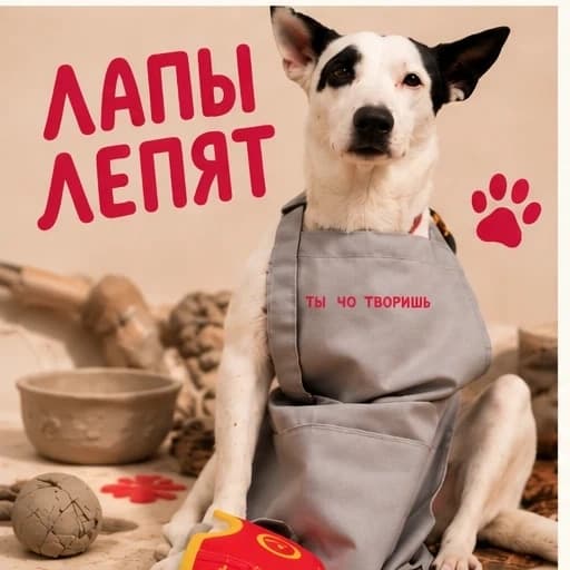 Лапы лепят